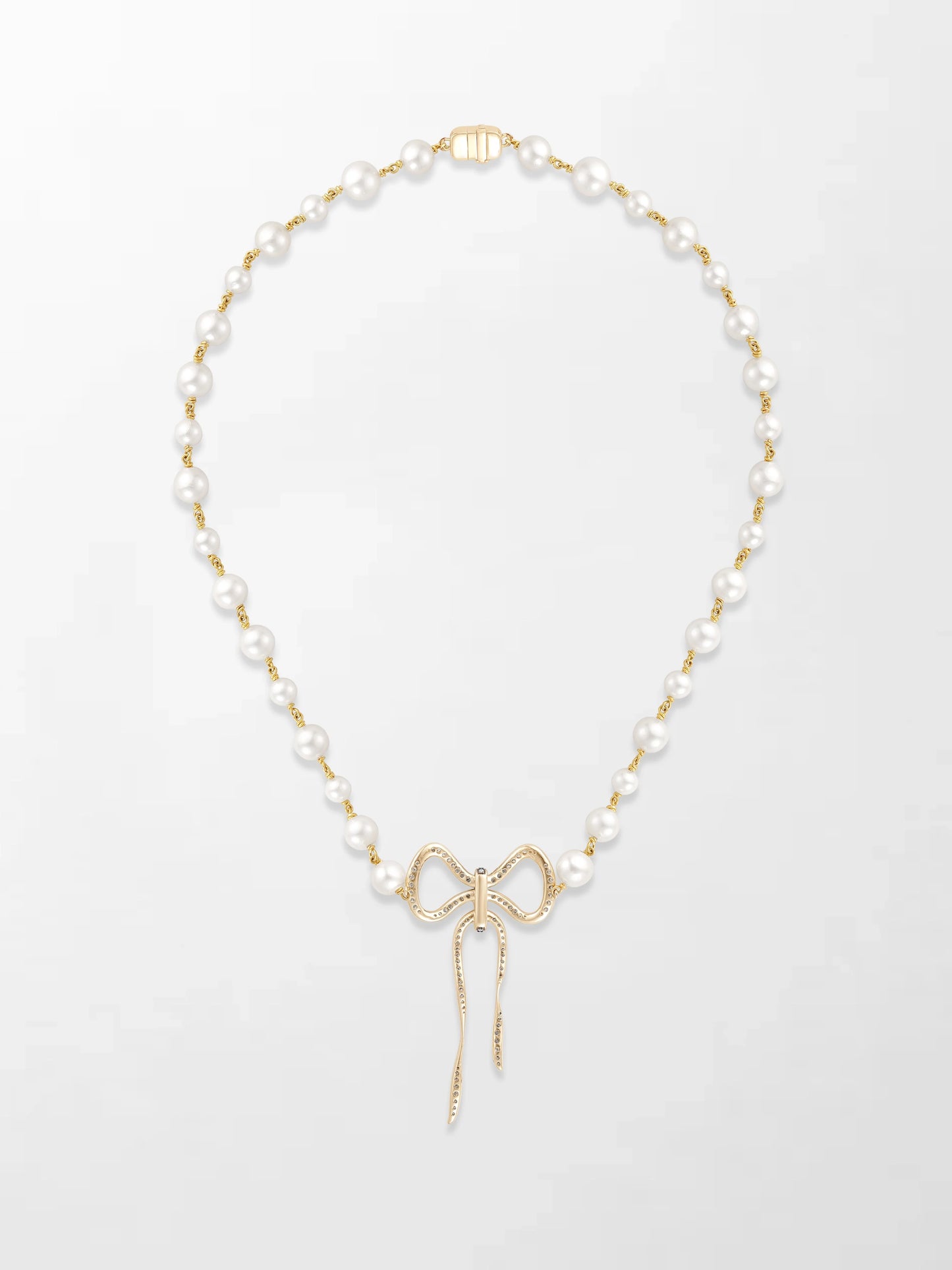 Akoya Pearl Flick-Tie Necklace