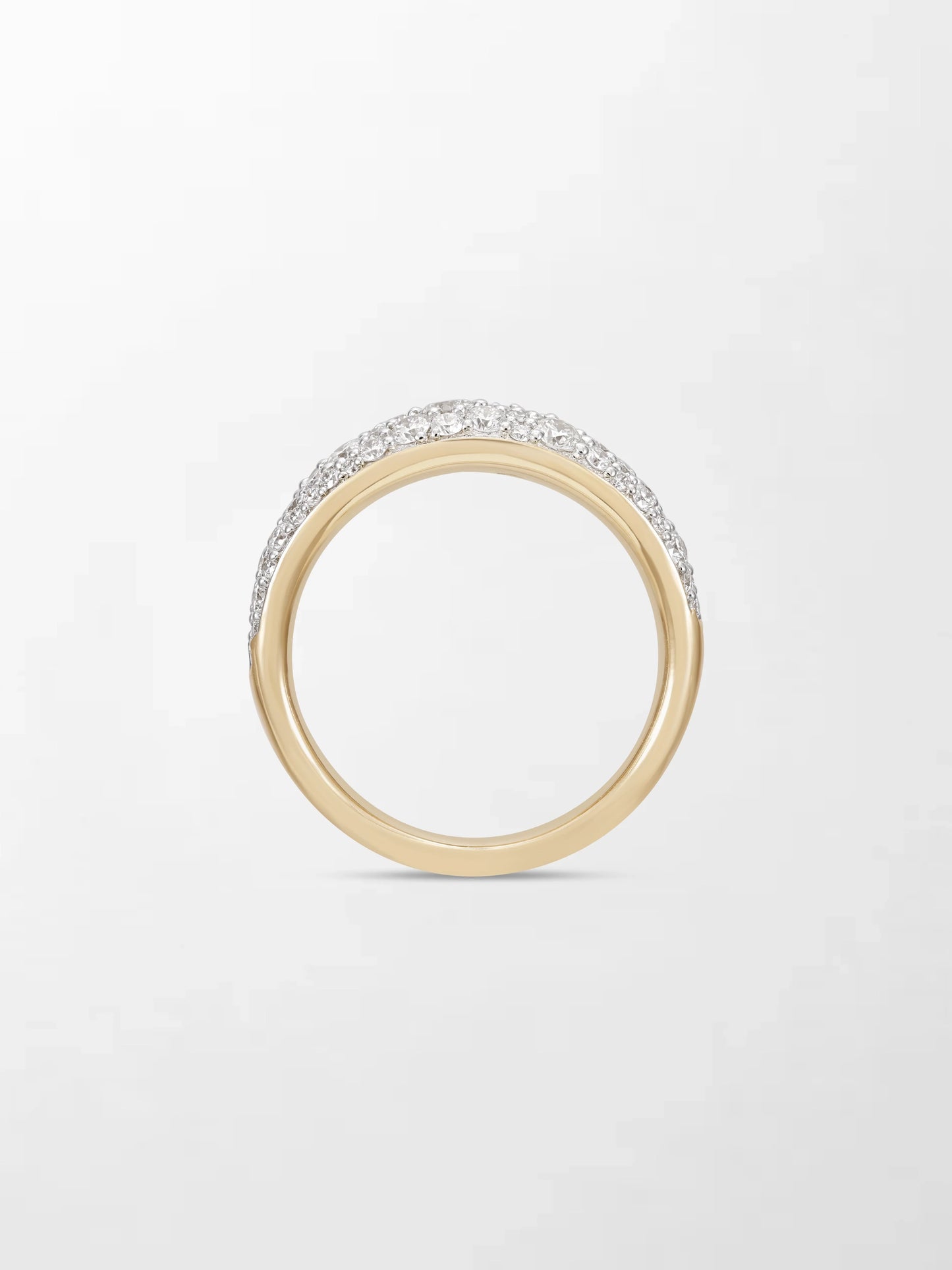 Sleek Pave Diamond Band