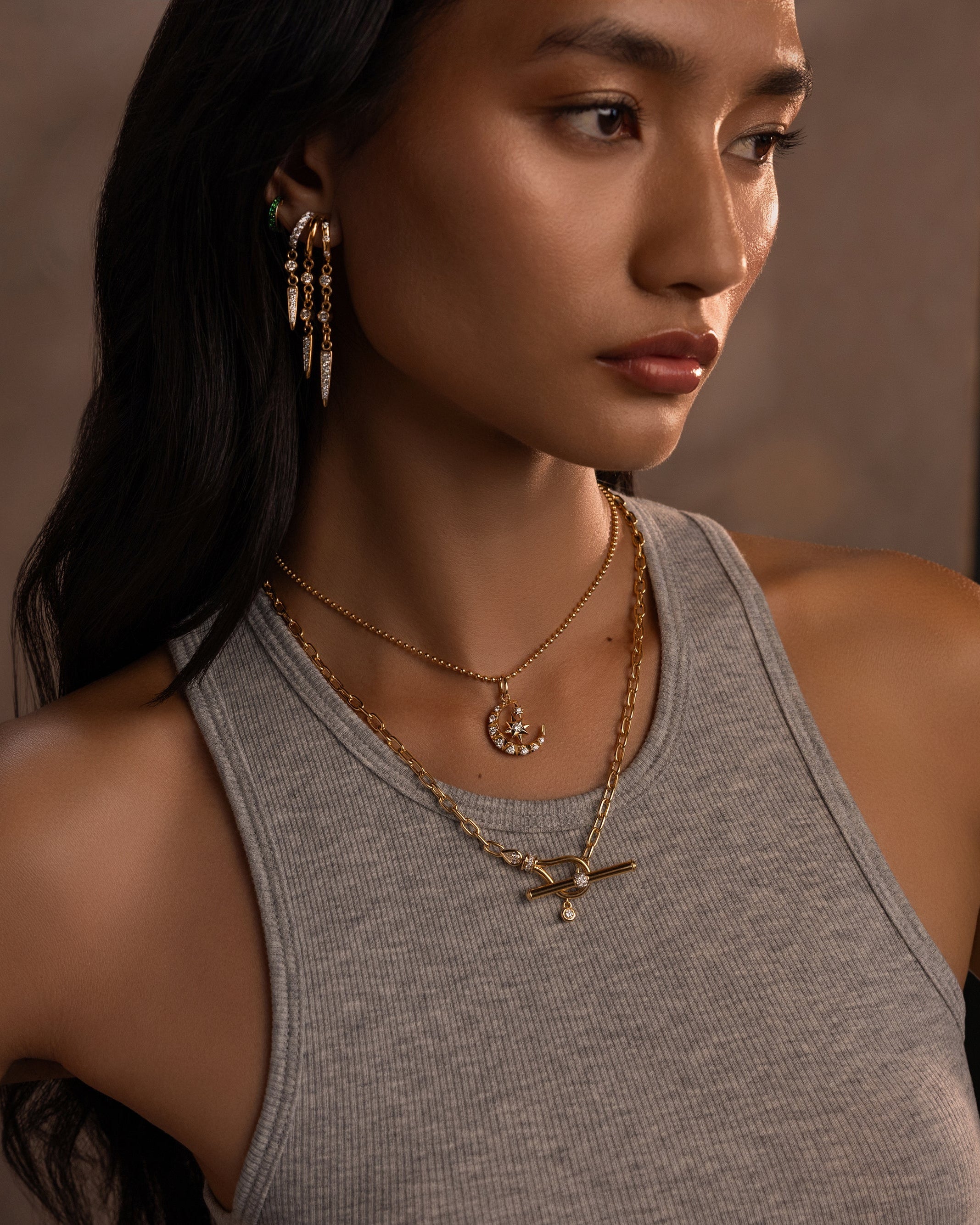 Fringe Drop Earring