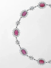 Black Rose Ruby Necklace