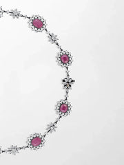 Black Rose Ruby Necklace