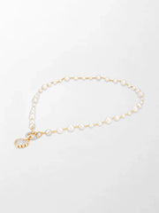 Akoya Pearl Necklace with Split Bezel Heartlight Pendant