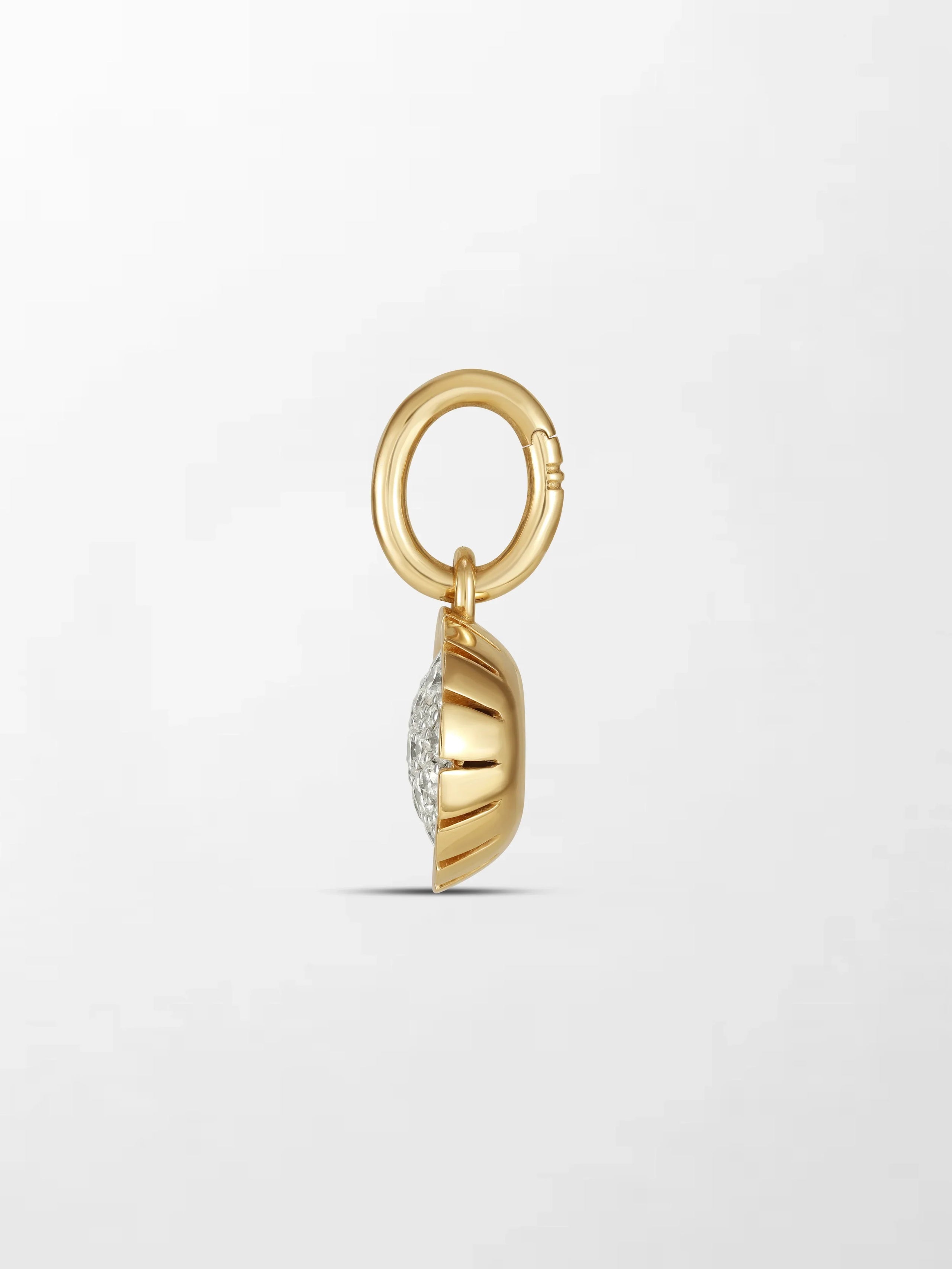 Split Bezel Pavé Pendant