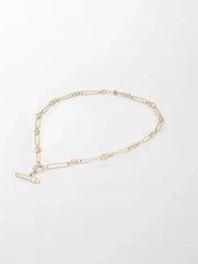 Polka Dot Link T-Bar Chain