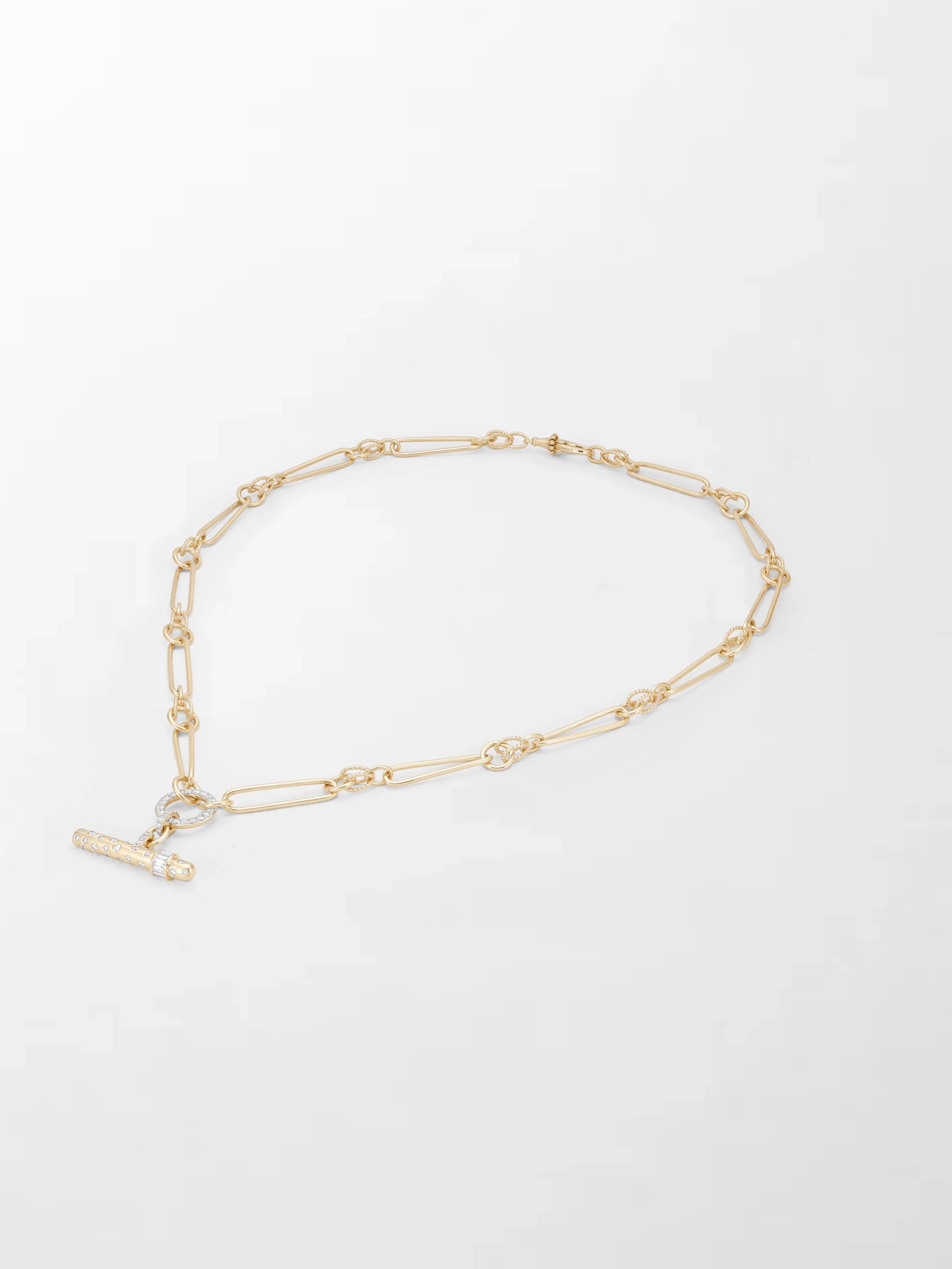 Polka Dot Link T-Bar Chain