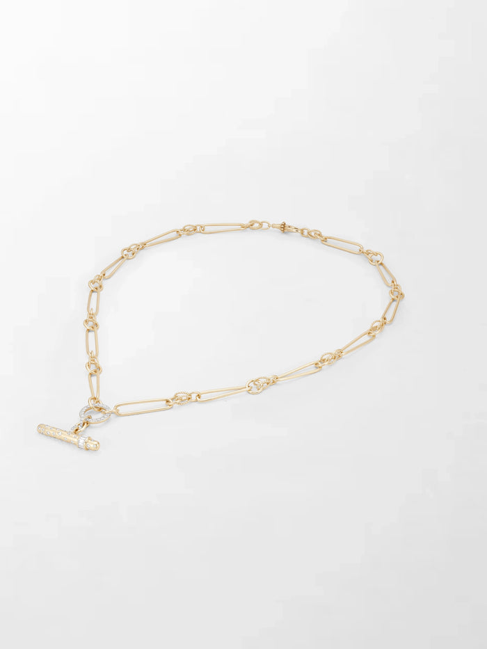 Polka Dot Link T-Bar Chain