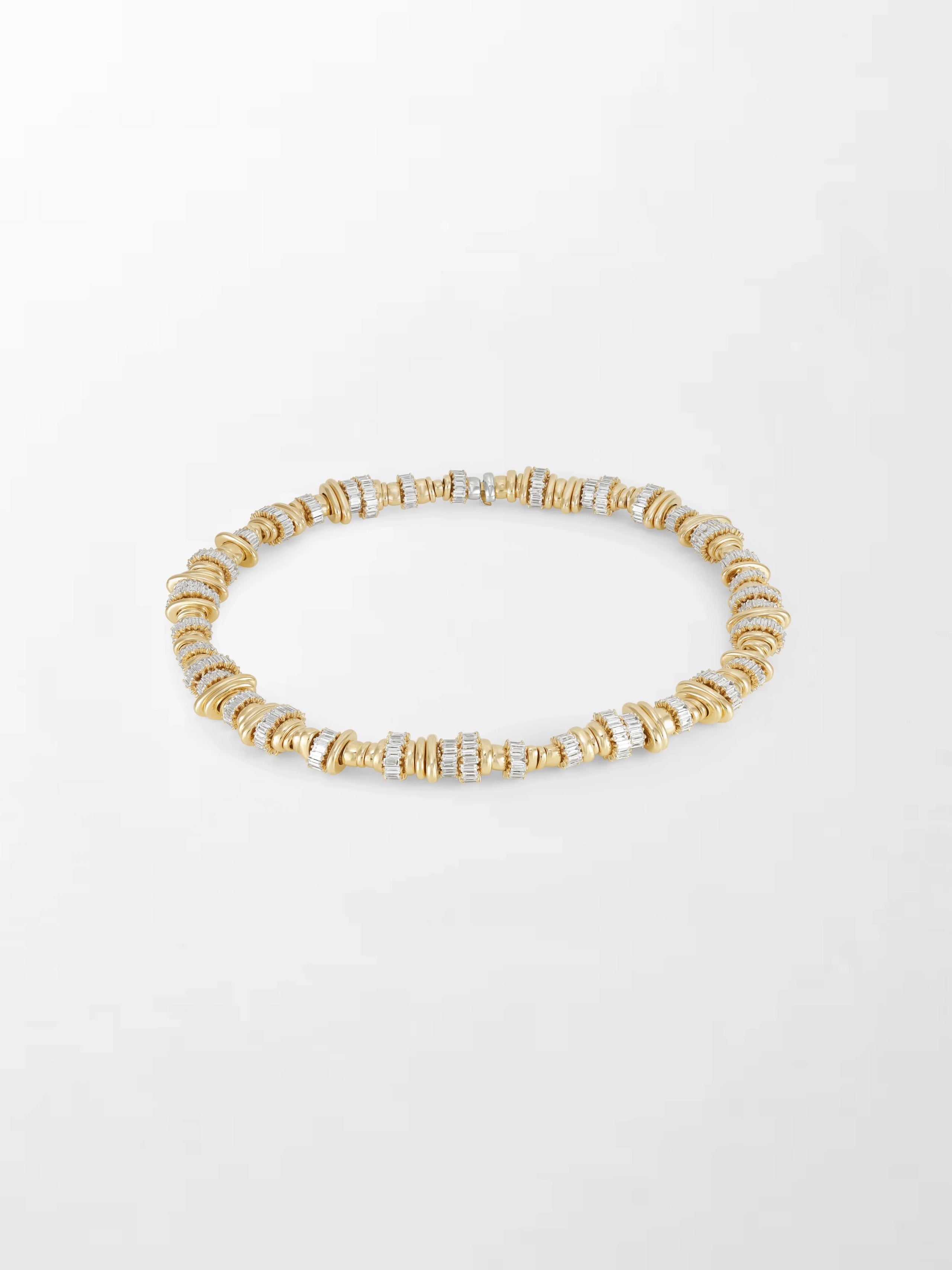 Rondelle Baguette Necklace