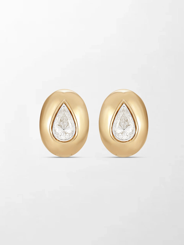 Pear Curve Huggies