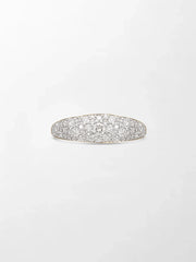 Sleek Pave Diamond Band