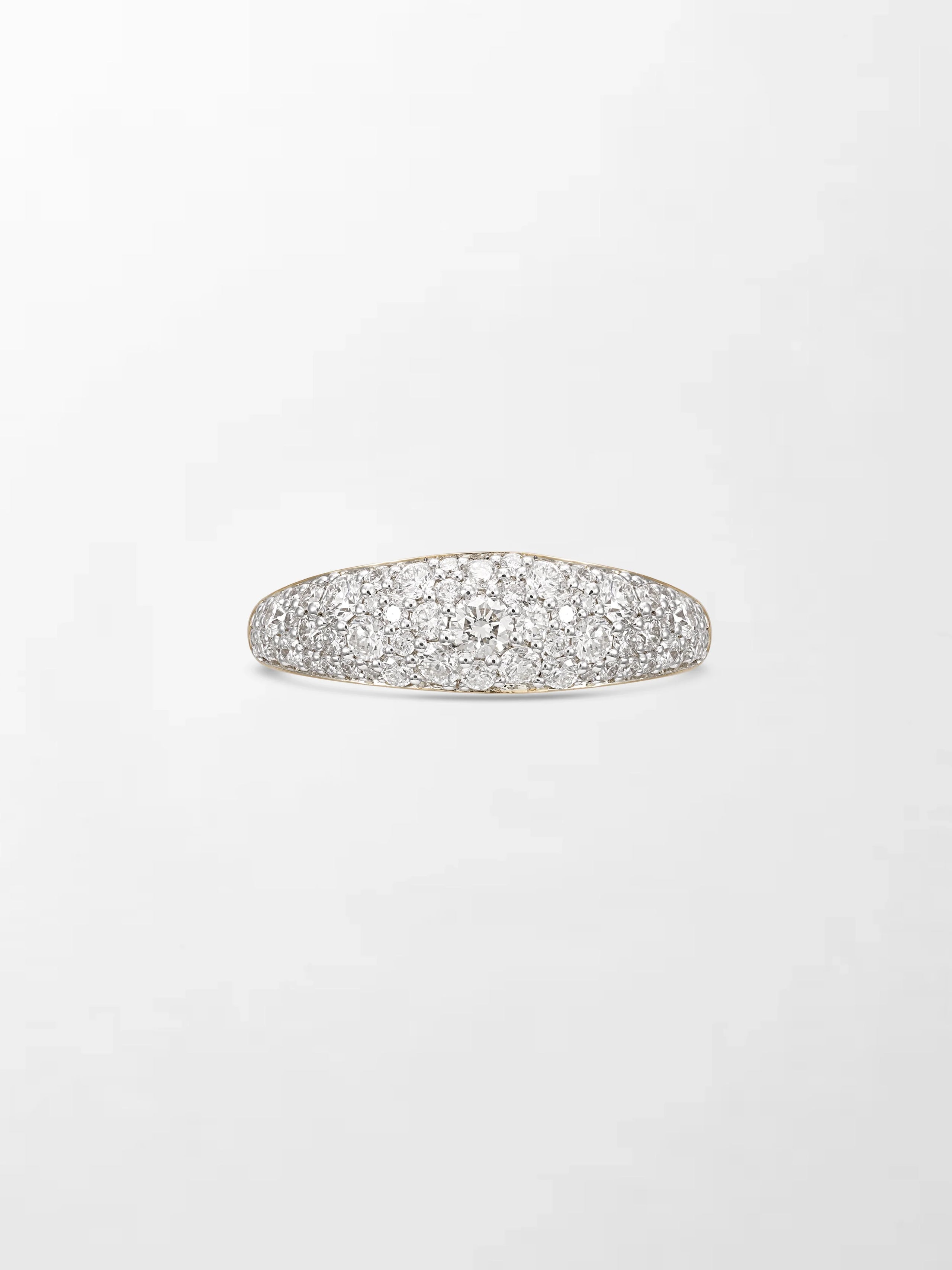 Sleek Pave Diamond Band