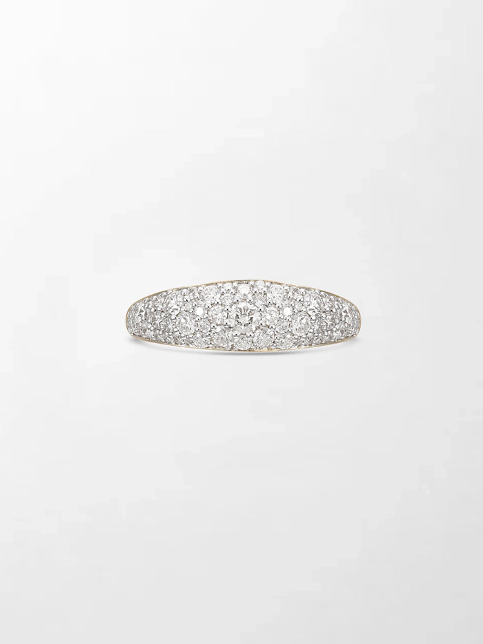 Sleek Pave Diamond Band