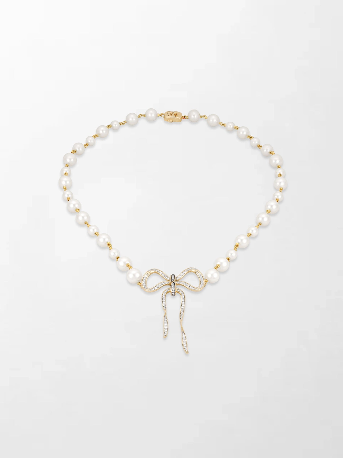 Akoya Pearl Flick-Tie Necklace