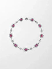 Black Rose Ruby Necklace