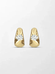 Solitaire Flick Earrings