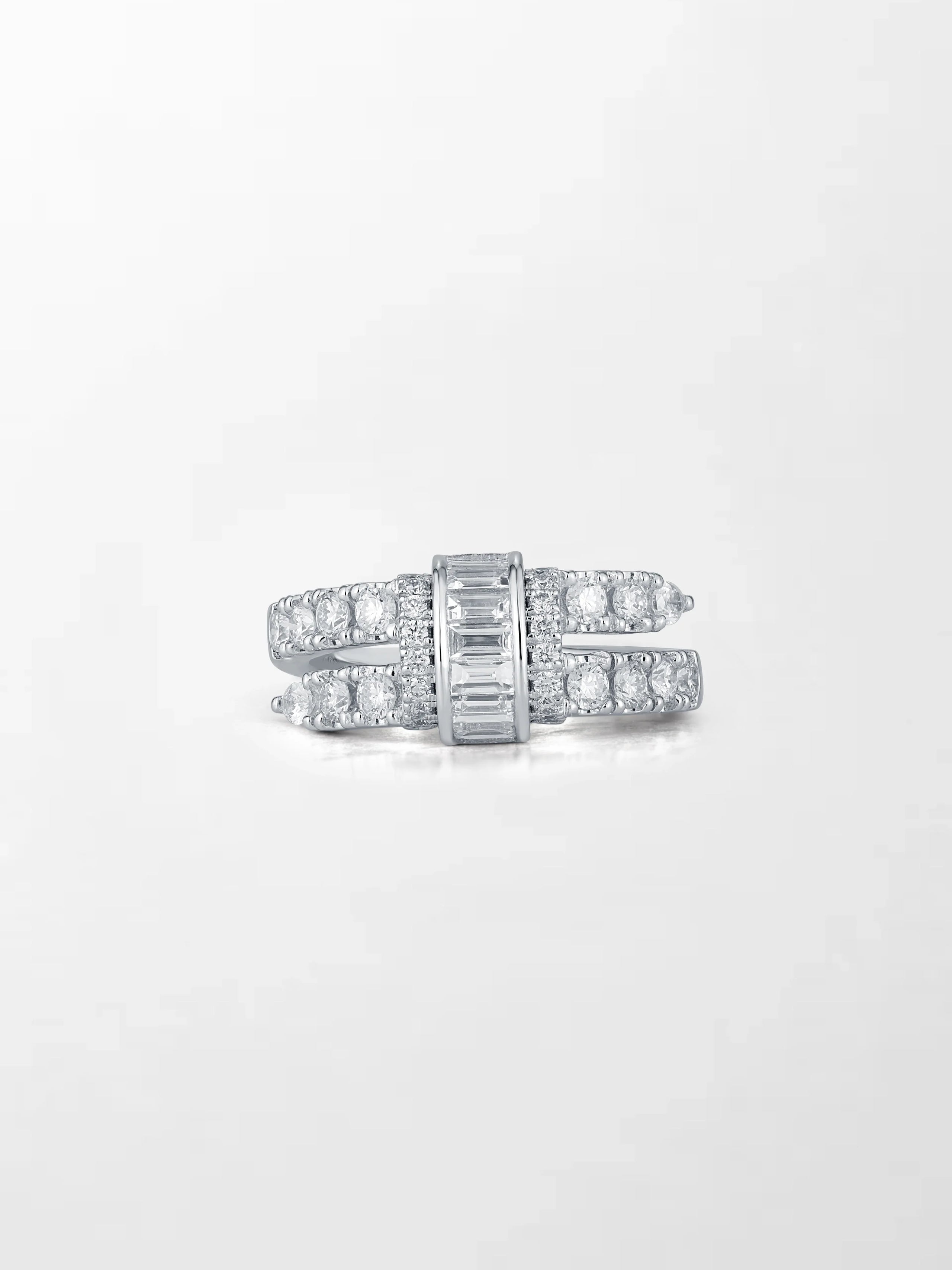 Baguette Clasp Ring