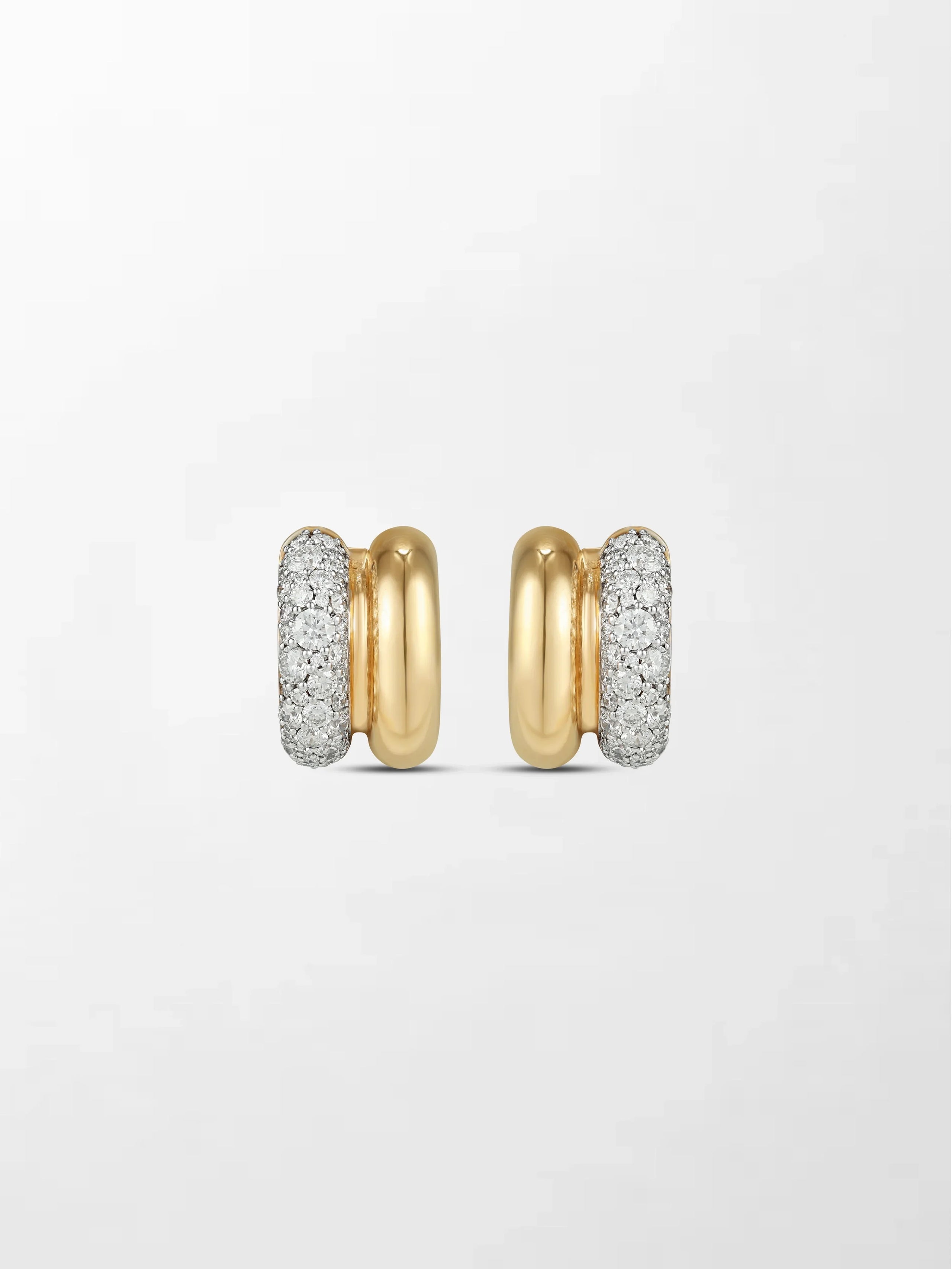 Duo Pavé Huggie