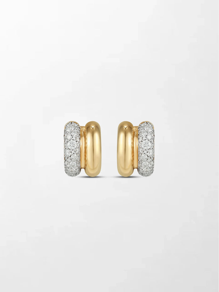 Duo Pavé Huggie
