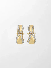Edge Diamond Flick Earrings