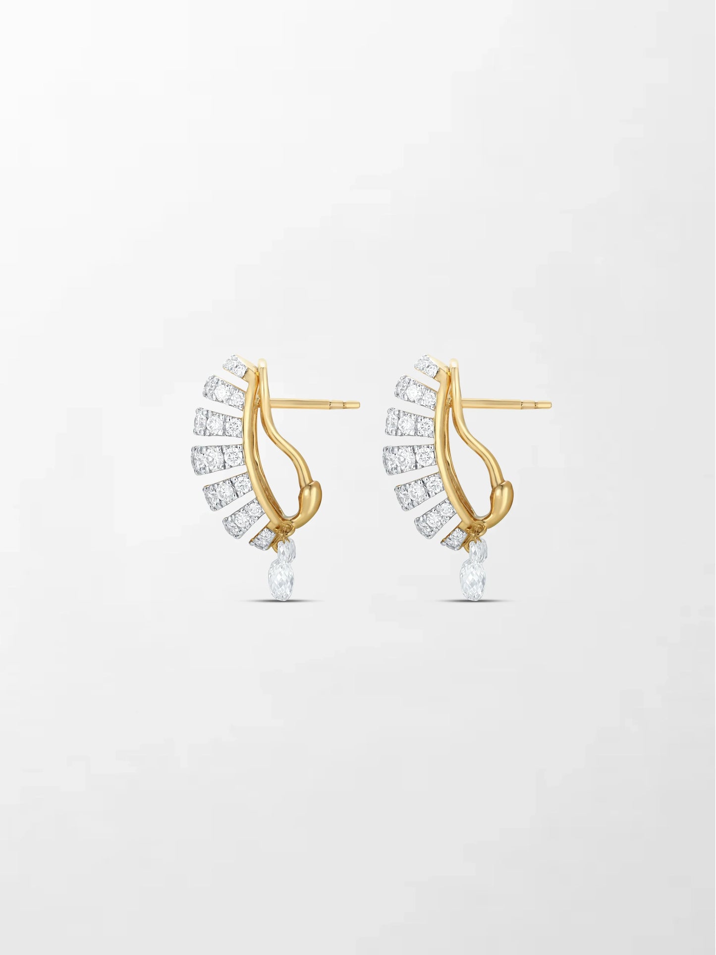 Grid Diamond Earring