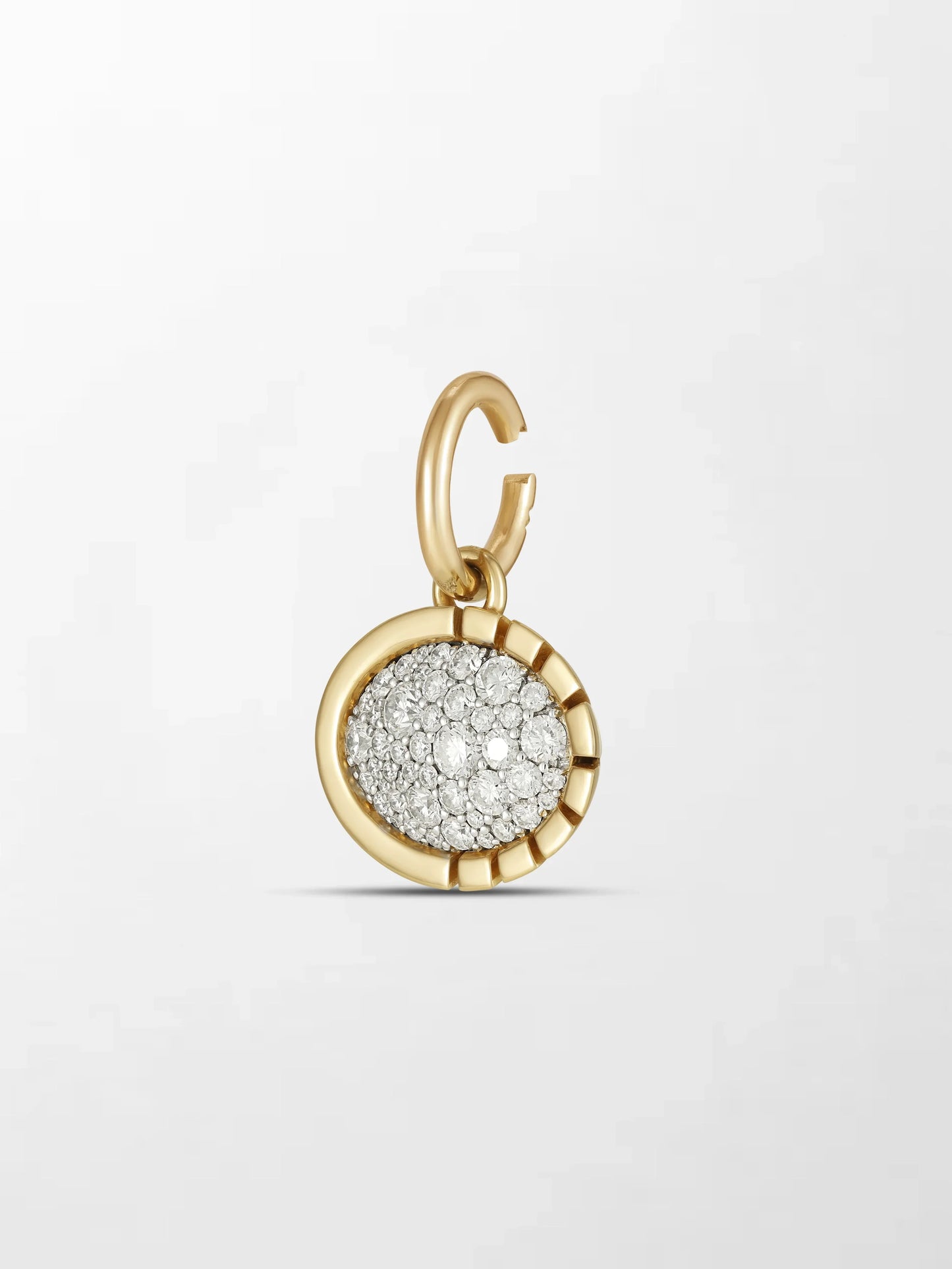 Split Bezel Pavé Pendant
