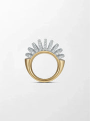 Tapered Diamond Ring