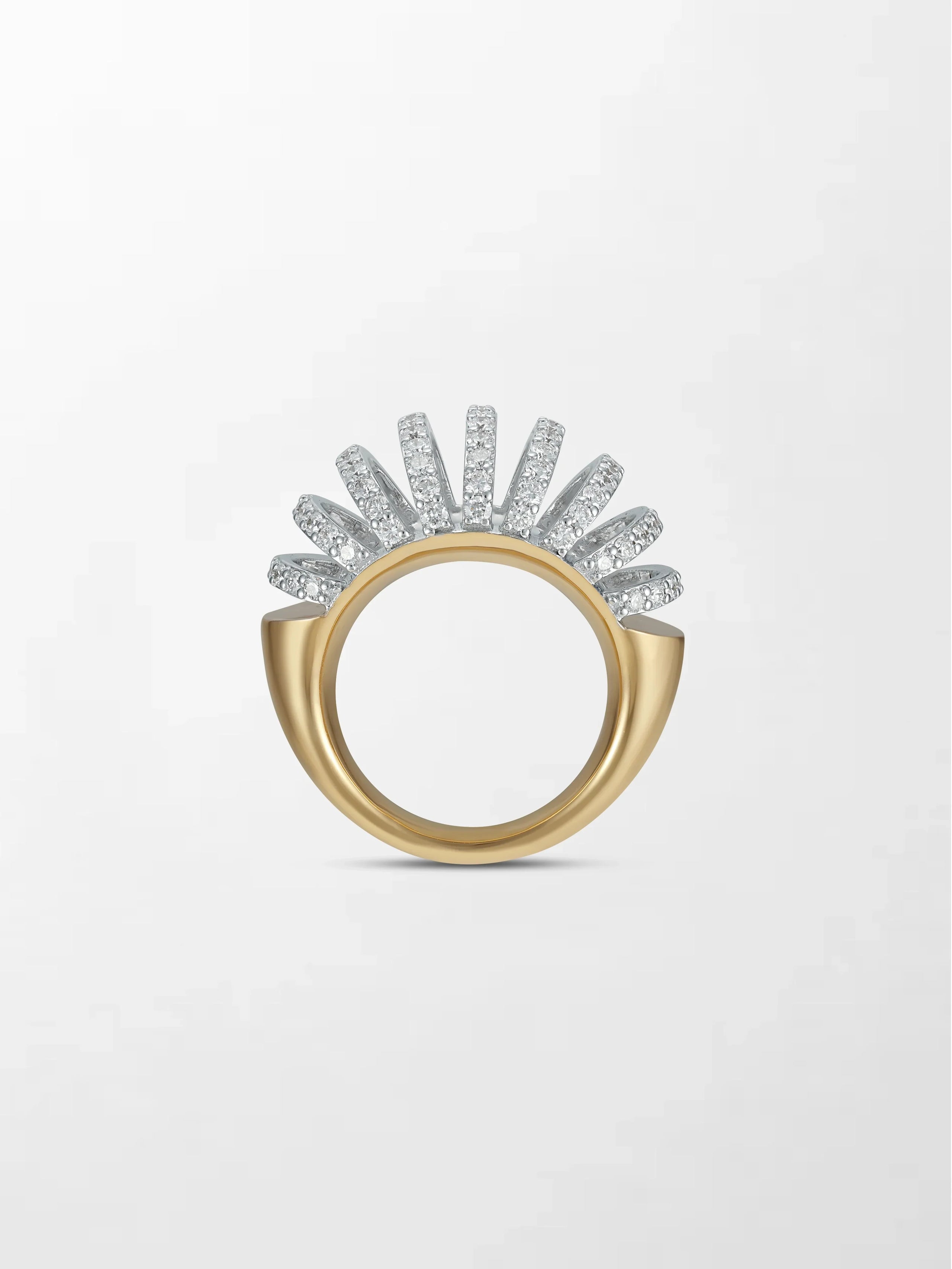Tapered Diamond Ring