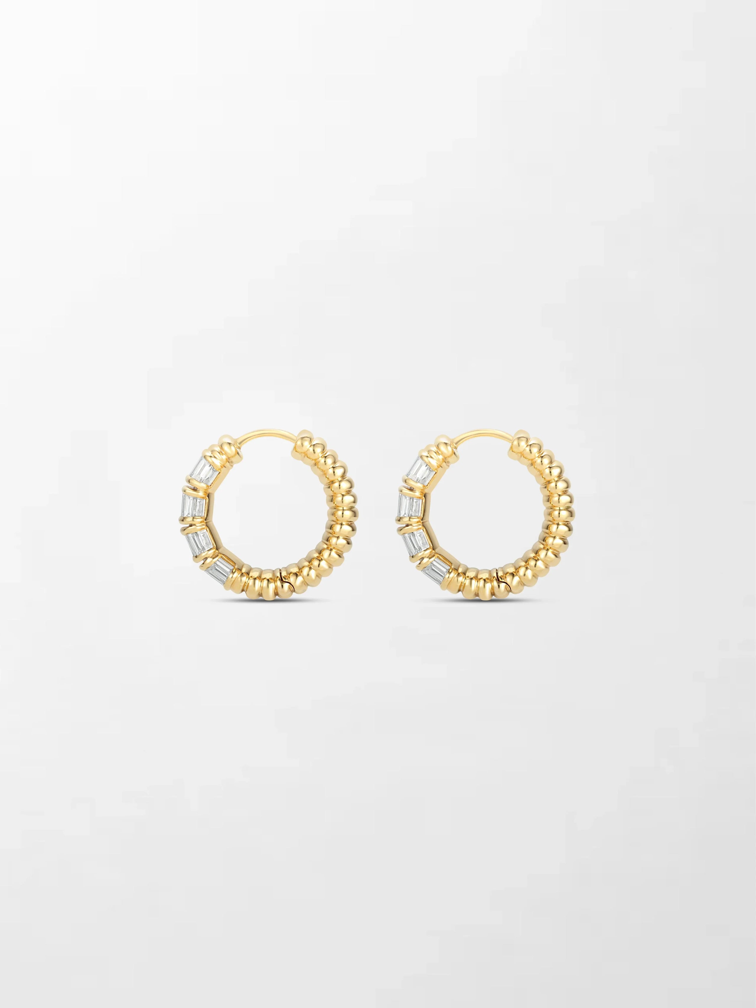 Baguette Hinge hoops