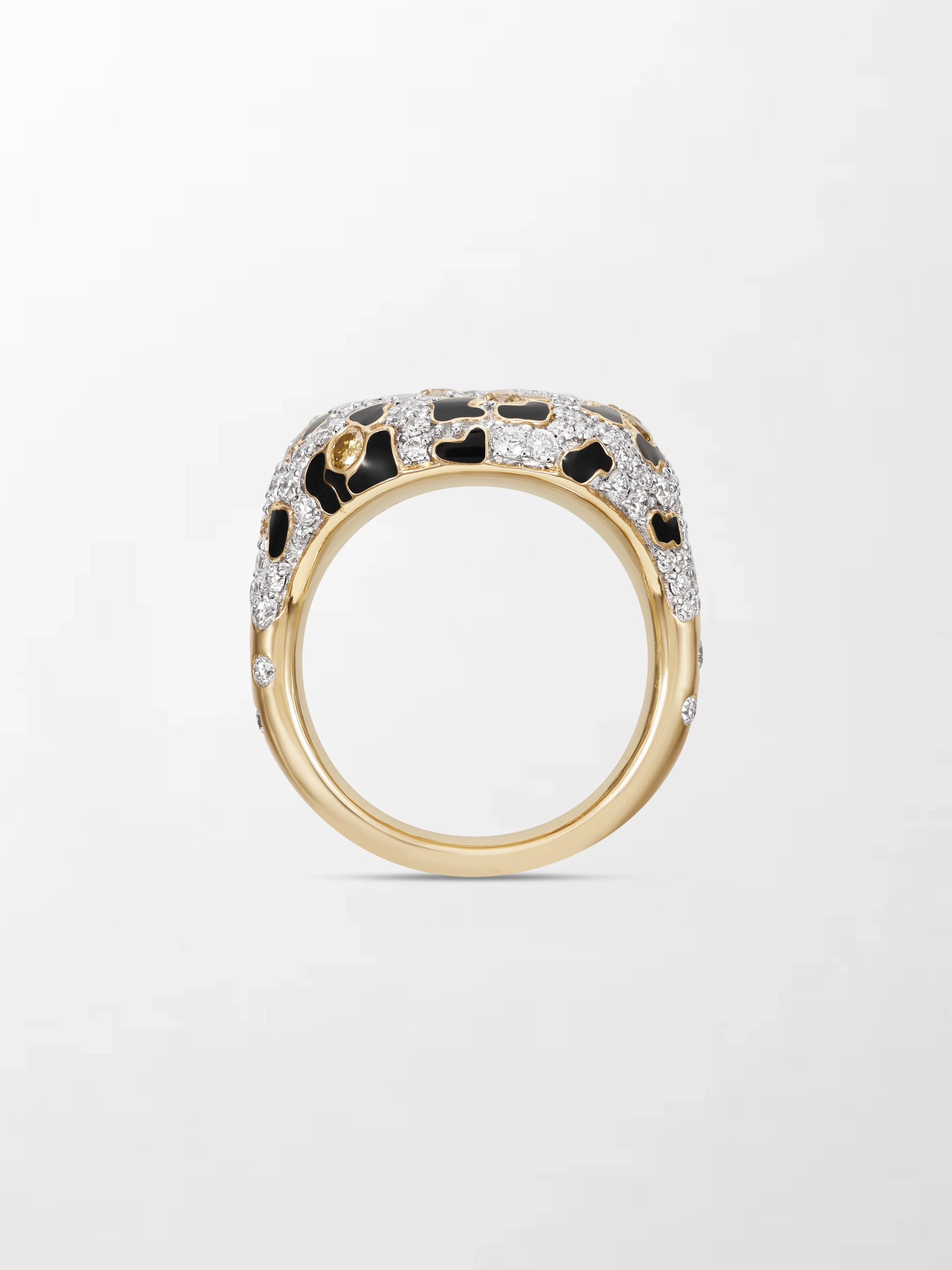 Leopard Diamond Ring