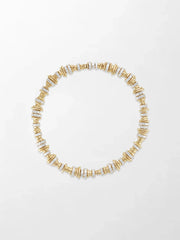 Rondelle Baguette Necklace