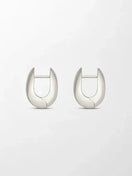 White Curve Huggies 14K