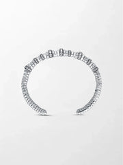 Snow Rondelle Stack Bracelet