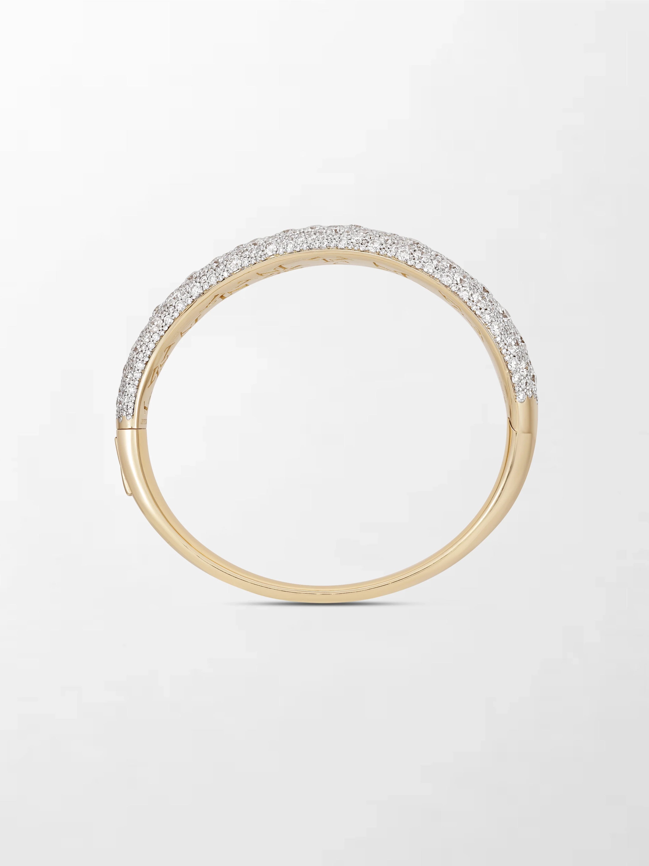 Diamond Pave Wave Bracelet