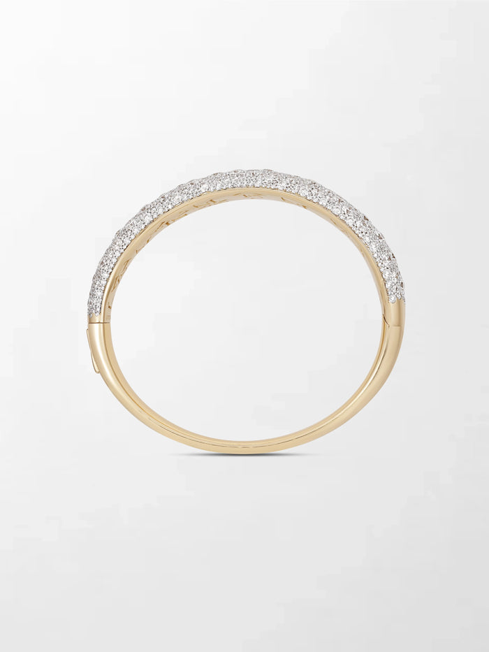 Diamond Pave Wave Bracelet