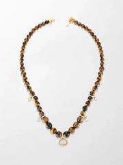 Tiger’s Eye Charm Necklace