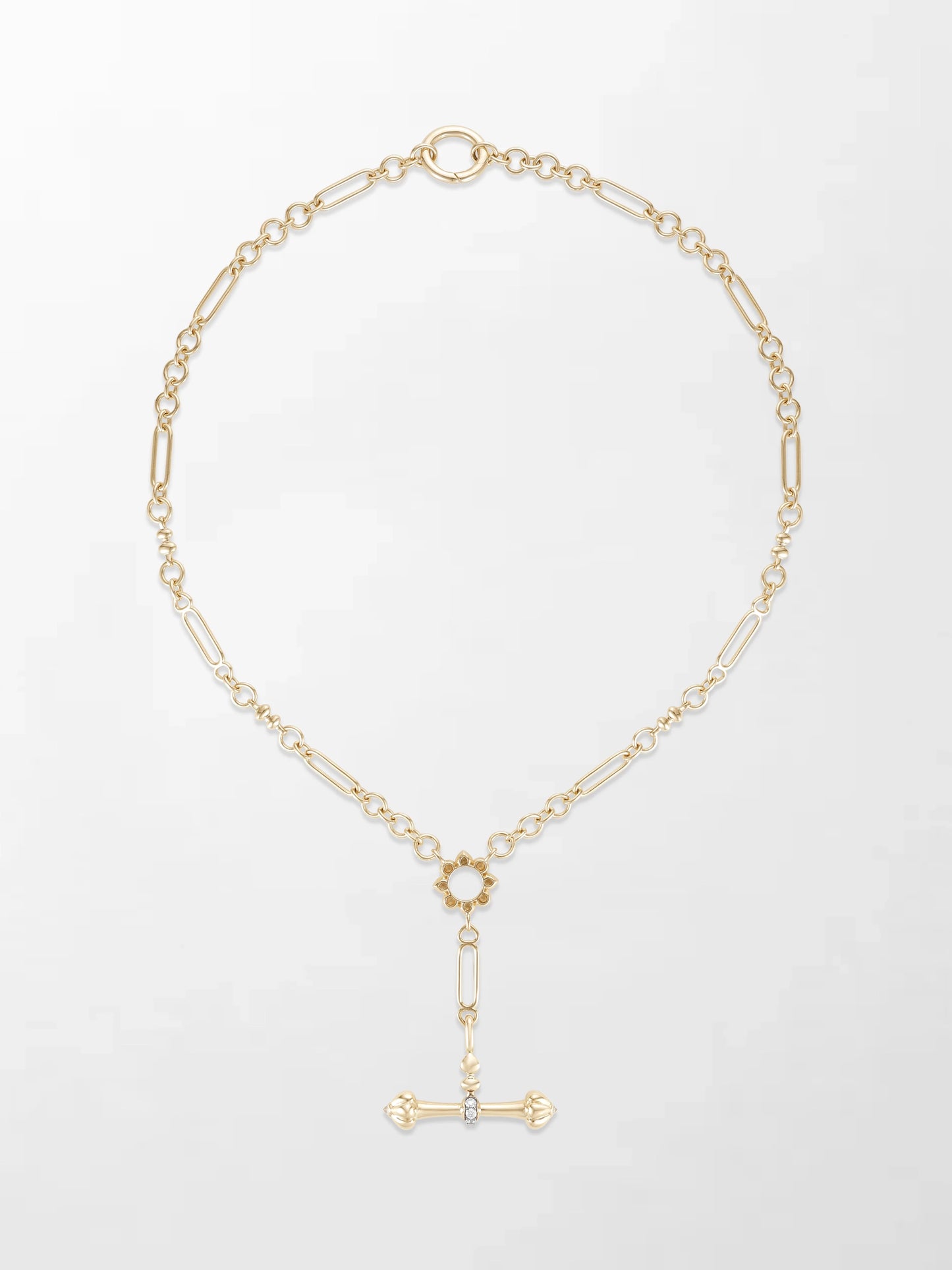 Dumbbell T-Bar Chain