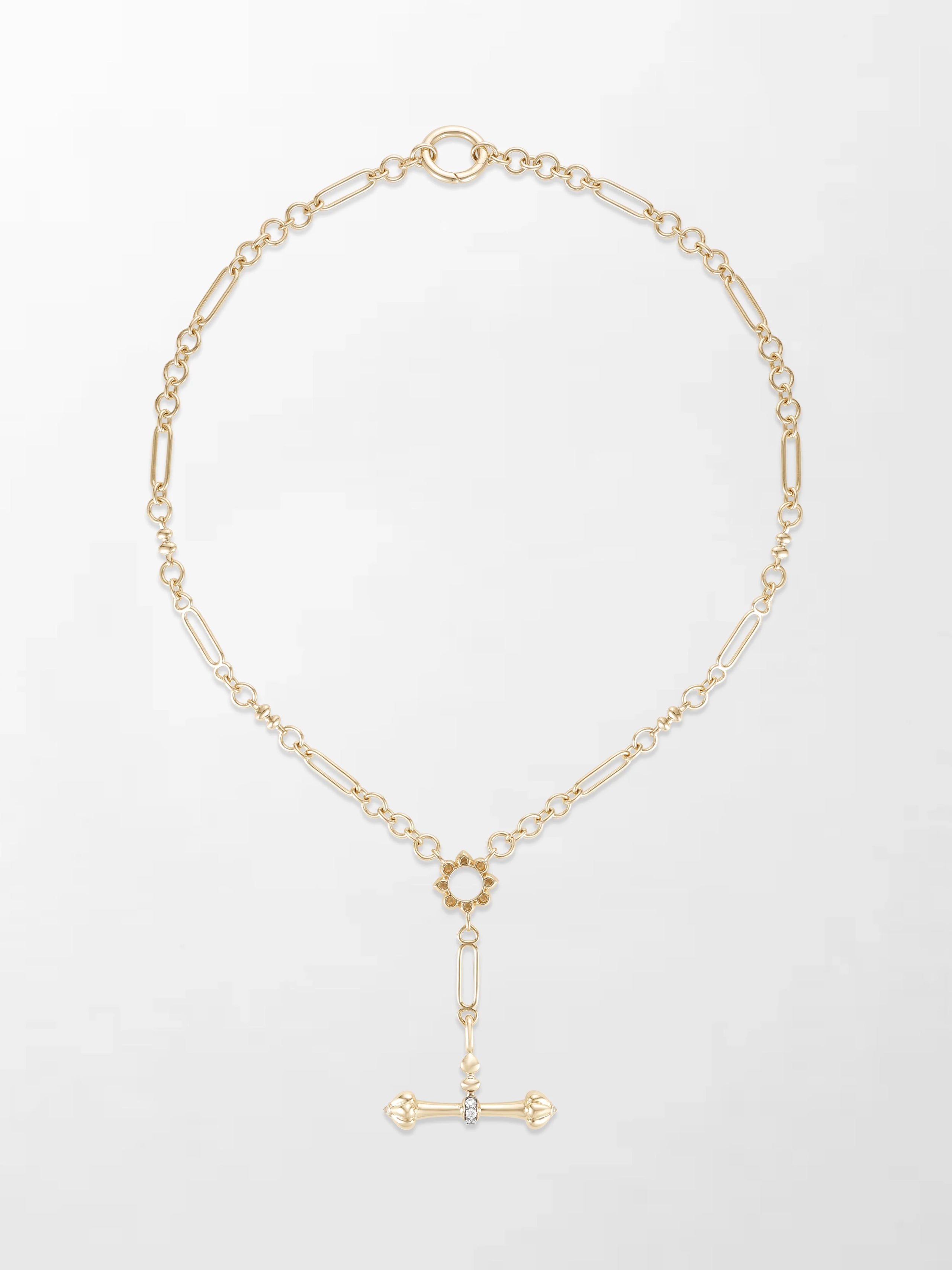 Dumbbell T-Bar Chain