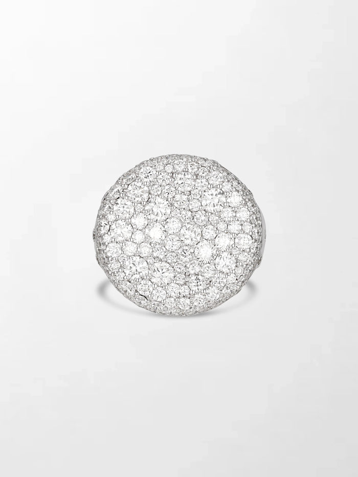 Snow Cupped Dome Ring