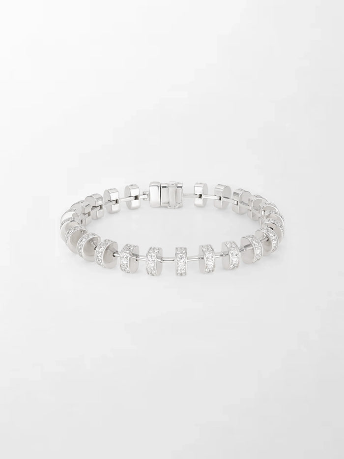 Snow Rondelle Bracelet