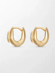Marquise Curve Huggies