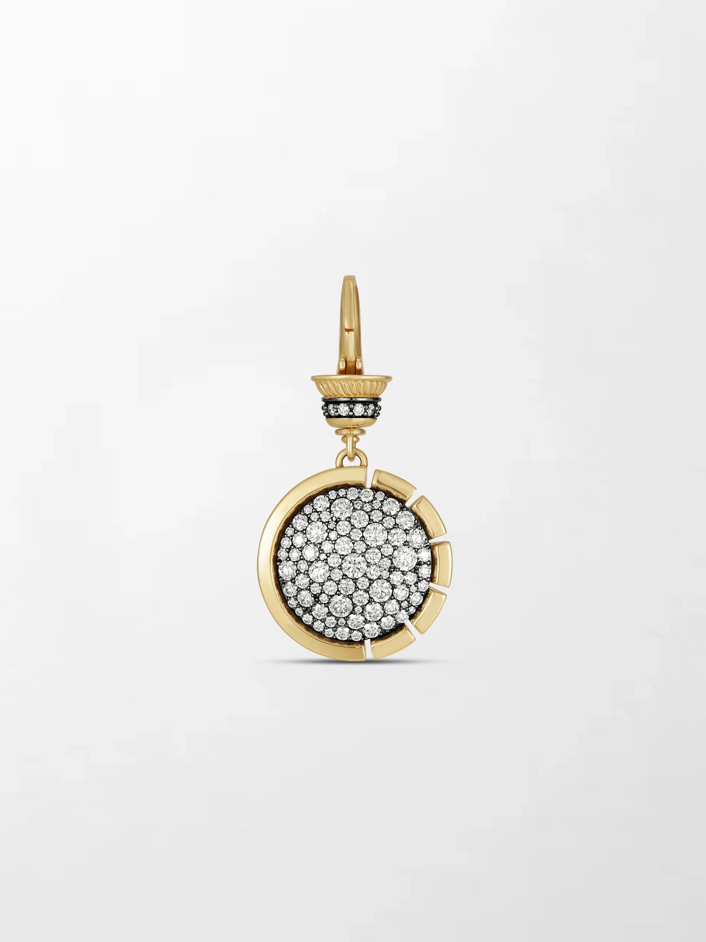Split Bezel Midnight Pendant