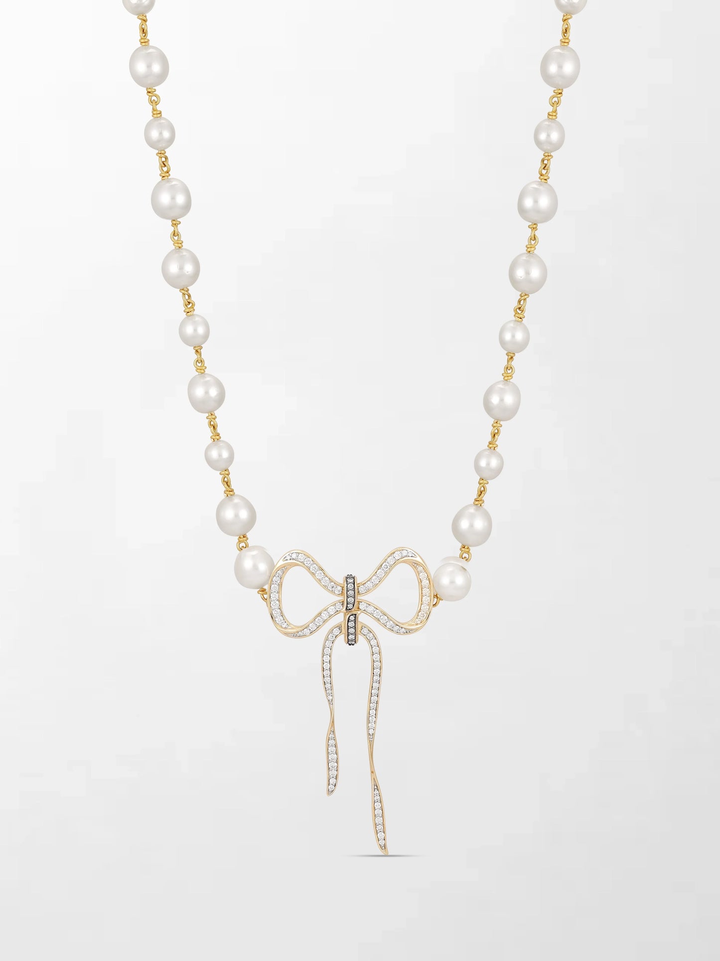 Akoya Pearl Flick-Tie Necklace