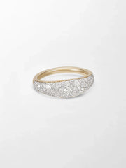 Sleek Pave Diamond Band