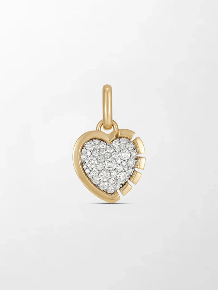Split Bezel Heartlight Pendant