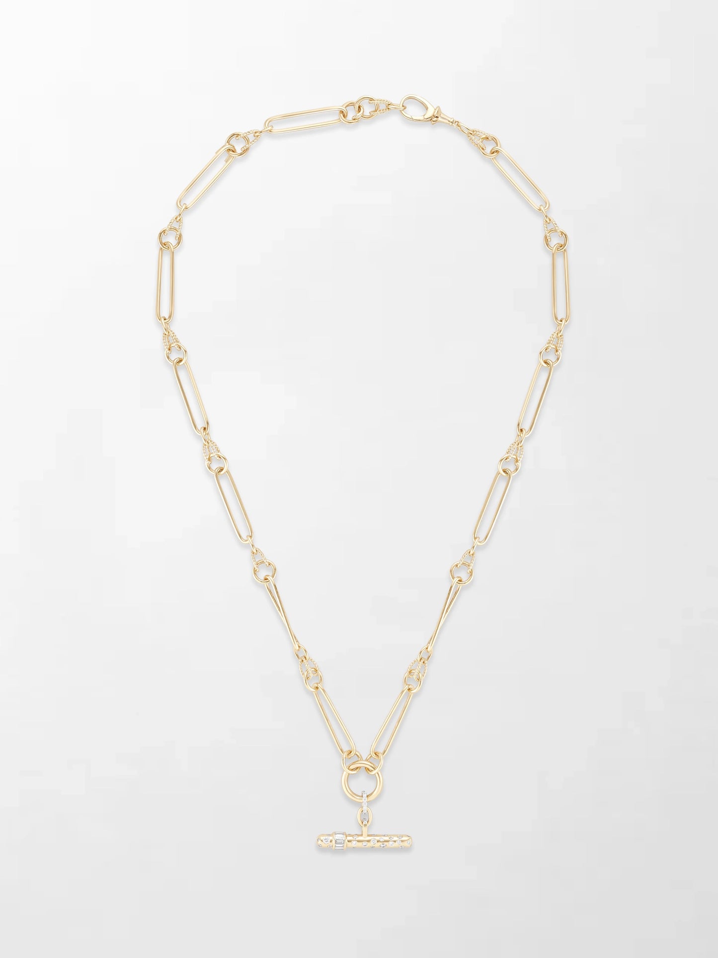 Polka Dot Link T-Bar Chain