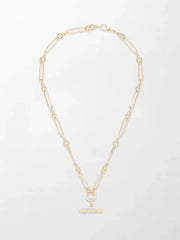 Polka Dot Link T-Bar Chain