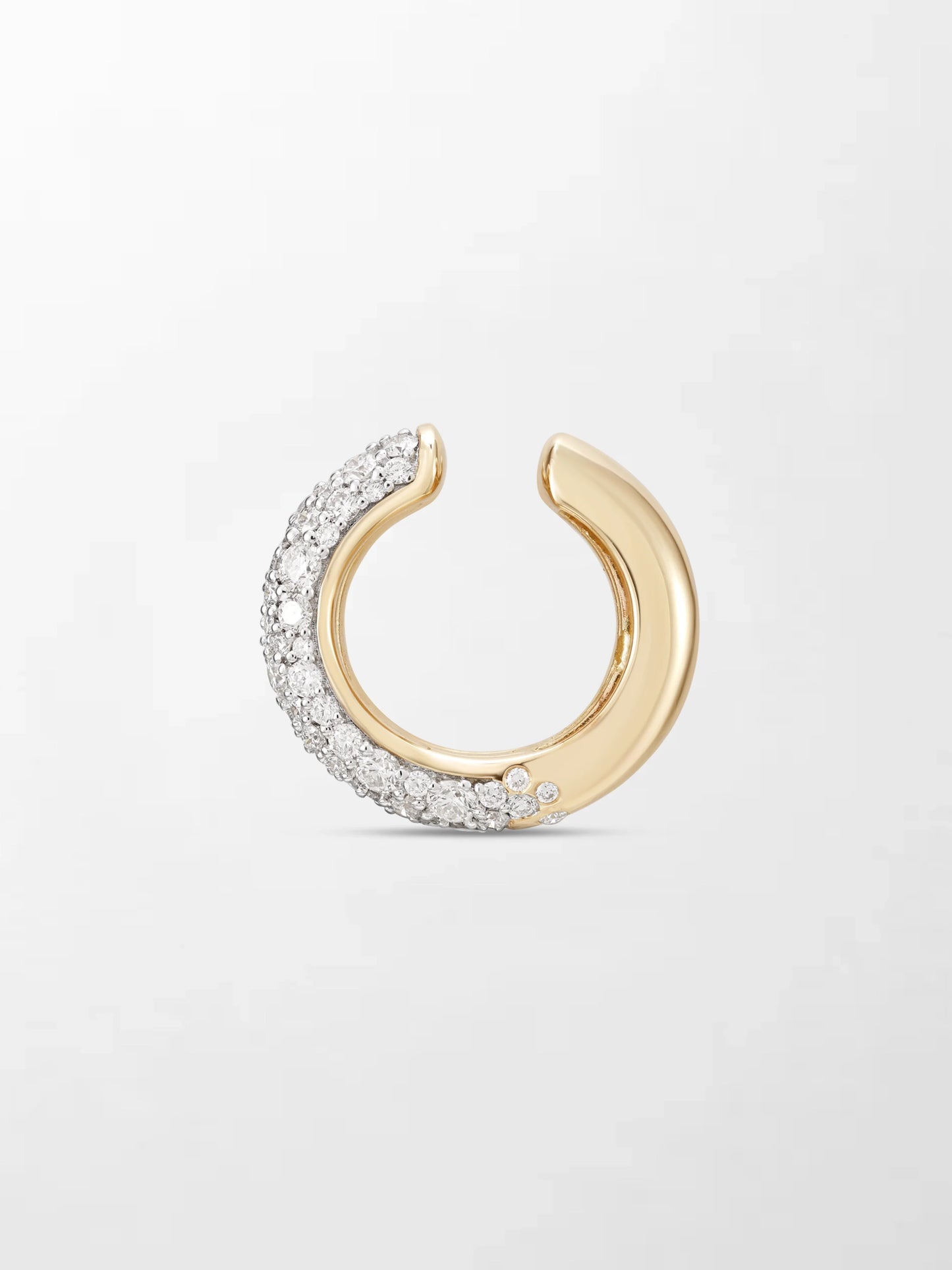 Blue Enamel Pavé Ear Cuff