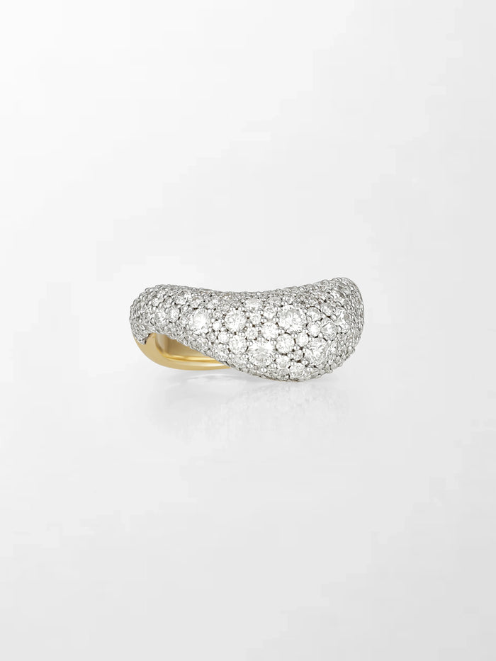 Snow Wave Ring
