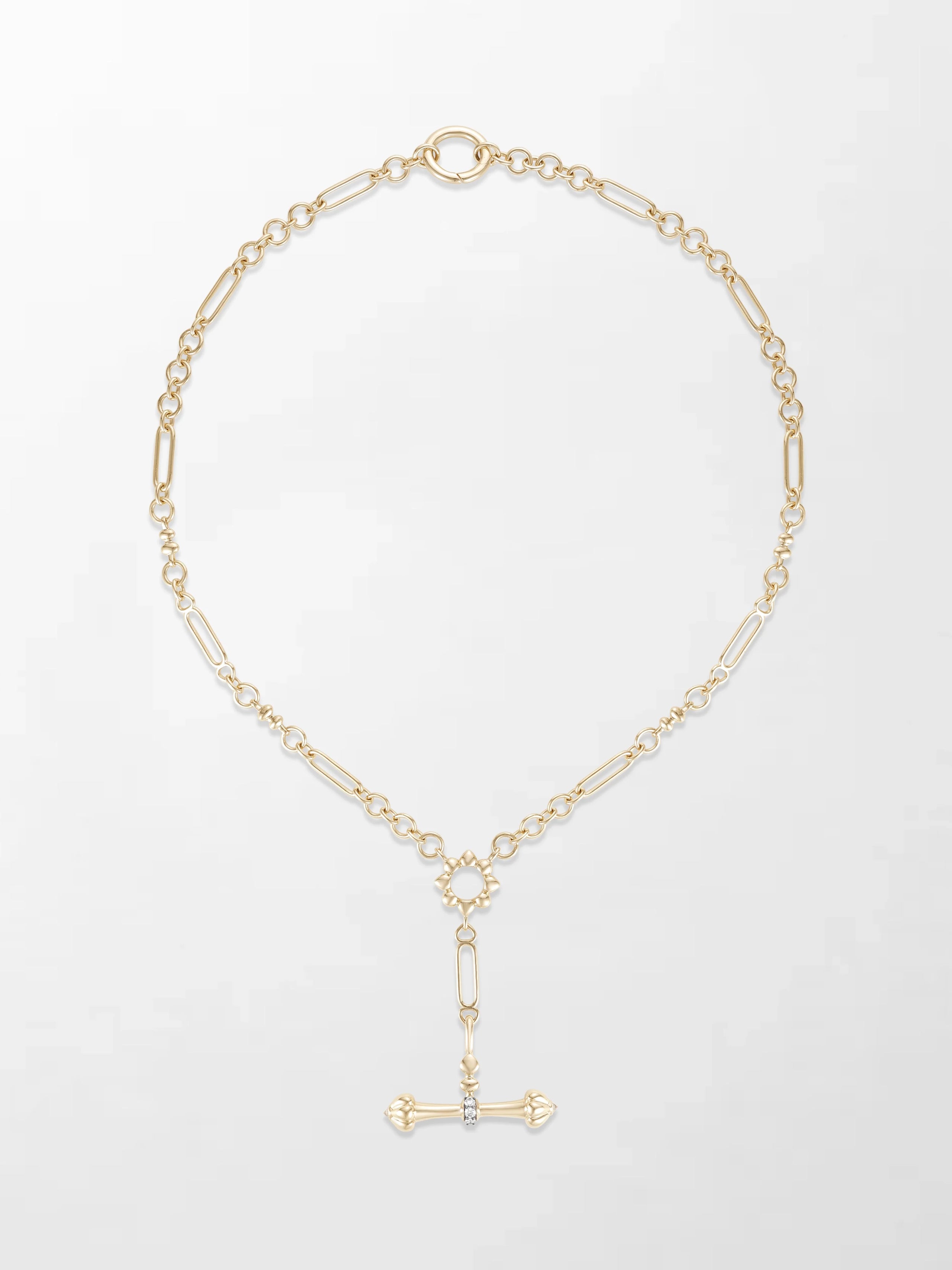 Dumbbell T-Bar Chain
