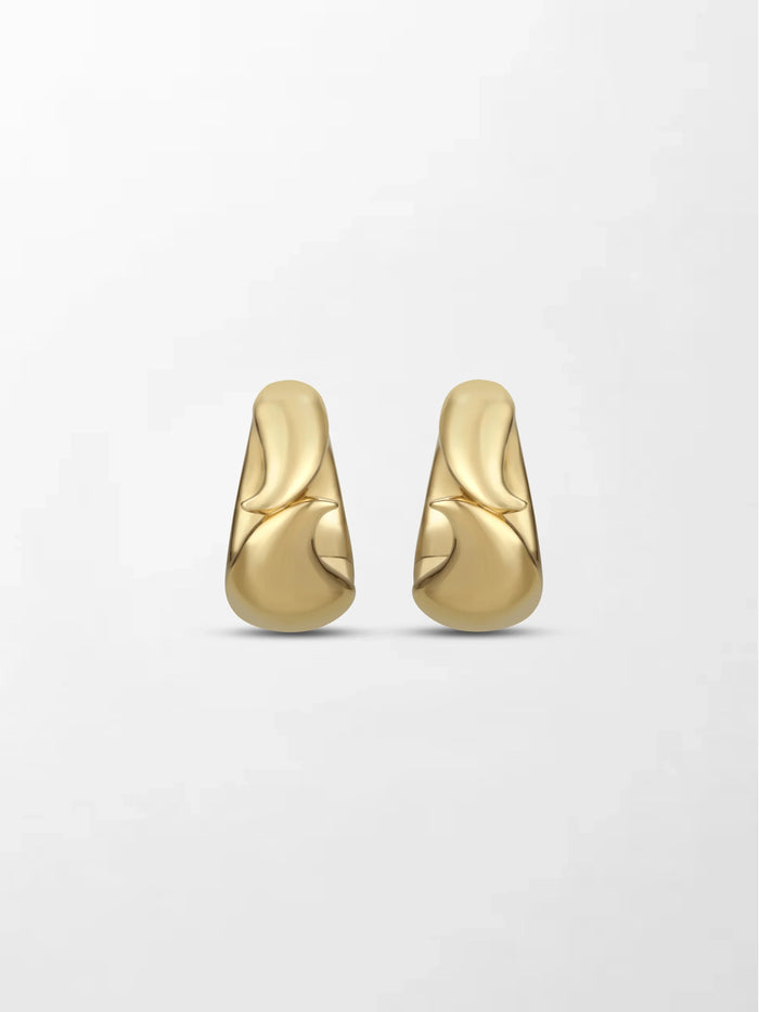 Gold Flick Earring 18K