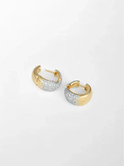 Snow Pavé Diamond Flick Earring